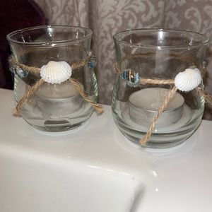 Beach themed mini candles (2)